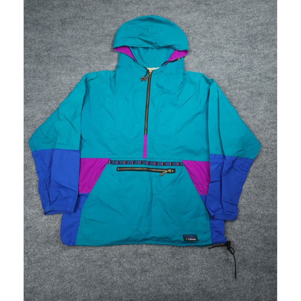 L.L. Bean Teal and Purple Jacket